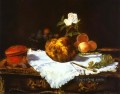 A brioche Eduard Manet Impressionism still life